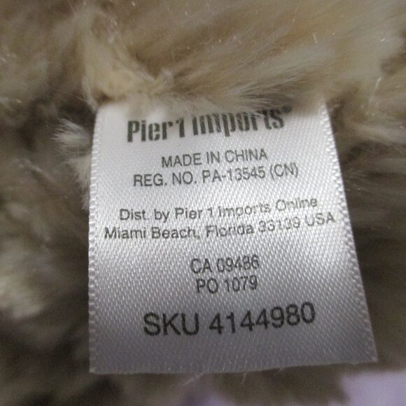 Pier 1 Imports Scully Sloth Christmas stuffed animal like new for a child - Picture 2 of 8